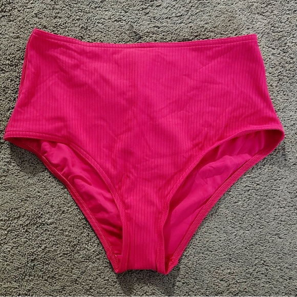 Zimmermann | US 6-8 | raspberry rib bikini bottom - Picture 1 of 5